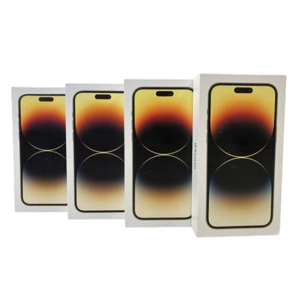 iPhones nuevos, sellados en sus cajas originales, sin usar ni activar.