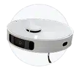 Robot aspirador doméstico representando los aspiradores y robots aspiradores en subasta online.