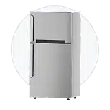 Frigorífico de dos puertas como ejemplo de frigoríficos y congeladores en subasta online.