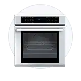 Horno empotrado de cocina representando los hornos que se subastan en la categoría de electrodomésticos.