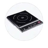 Placa de cocción eléctrica como ejemplo de placas y vitrocerámicas en subastas de electrodomésticos.