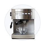 Cafetera de cocina como ejemplo de cafeteras disponibles en subastas de electrodomésticos de John Pye.