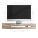 Equipo de escritorio para oficina, monitores y pantallas de ordenador en subasta