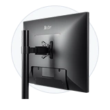 : Parte trasera de monitor con brazo y montaje VESA, subasta de monitores