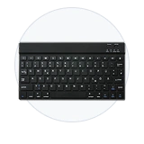 Teclado de ordenador, ejemplo de teclados disponibles en subastas online de tecnología.