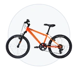 Bicicleta destacada como acceso visual a la subasta de bicicletas.