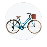 Bicicletas de paseo en subasta para trayectos tranquilos y uso recreativo habitual.