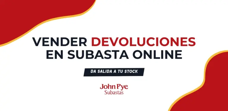 Vender devoluciones en subasta online para empresas con stock devuelto, lotes preparados y salida ordenada