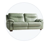 Sofá reclinable en subasta online para descanso en casa o salas de espera cómodas.