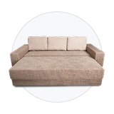 Sofá cama en subasta online para invitados, apartamentos pequeños o espacios con doble función.