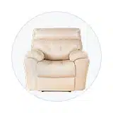 Lotes de sillones relax en subasta online para casa o lectura, con ficha consultable antes de pujar.