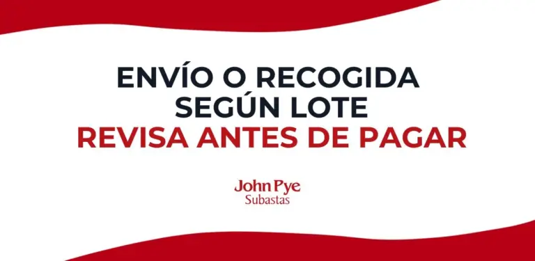 Envio o recogida según el lote, revisa antes de pagar