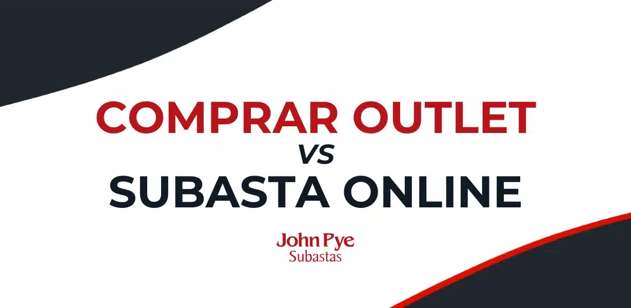 Comparativa entre subastas online vs outlet para valorar precio, lotes, estado y condiciones antes de comprar