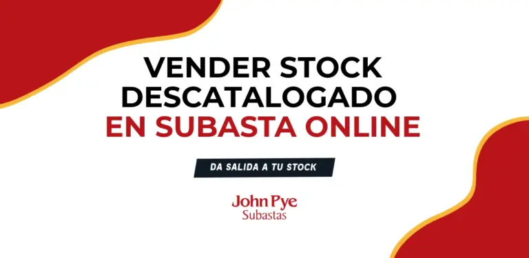 vender stock descatalogado en subasta online de John Pye